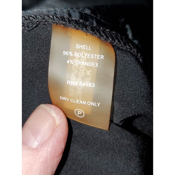 Women's Dress Pants Calvin Klein Pull On Stretchy Pleated Front Career Evening M - Picture 13 of 14